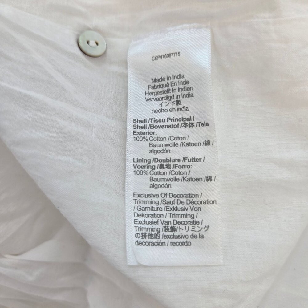 Madewell Cutout Back Empire Midi Dress Size 4 - Picture 8 of 8